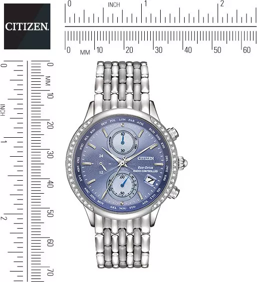 Citizen World Chronograph A-T Eco-Drive Watch 38mm