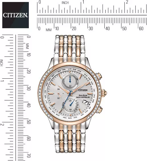 Citizen World Chronograph A-T Eco-Drive Watch 38mm