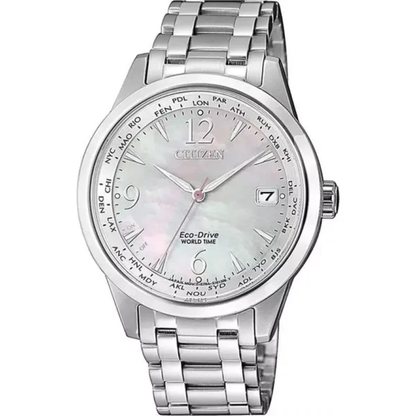 Citizen World Time Mother Of Pearl Watch 35.8mm