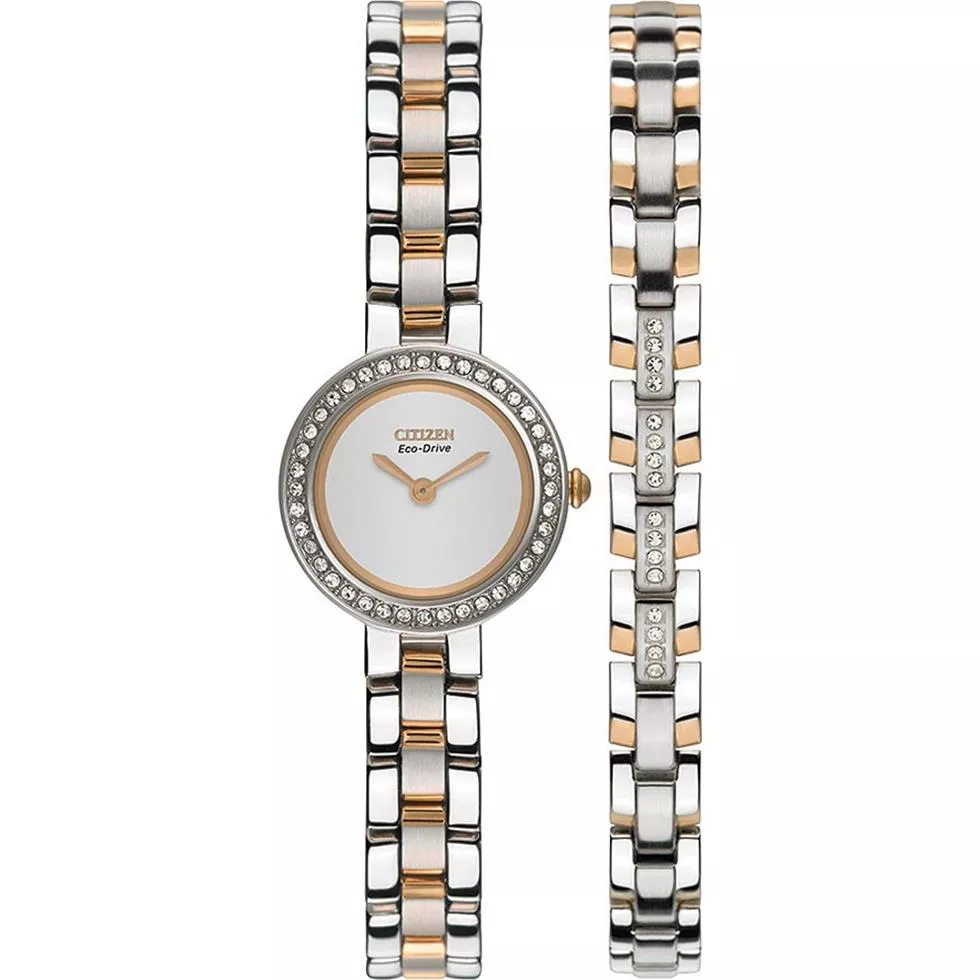 Citizen Eco-Drive Ladies watch & bracelet set 21mm